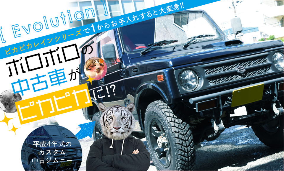 車のガラスコーティング剤なら実績と信頼のピカピカレイン